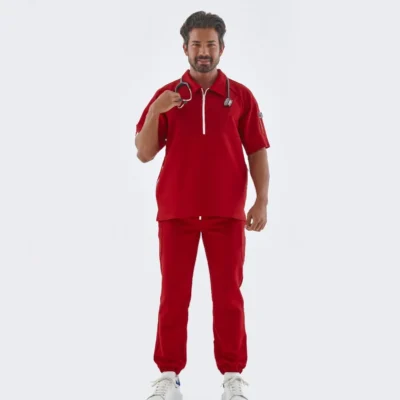 MARTIN Erkek Tıbbi Takım – Kırmızı